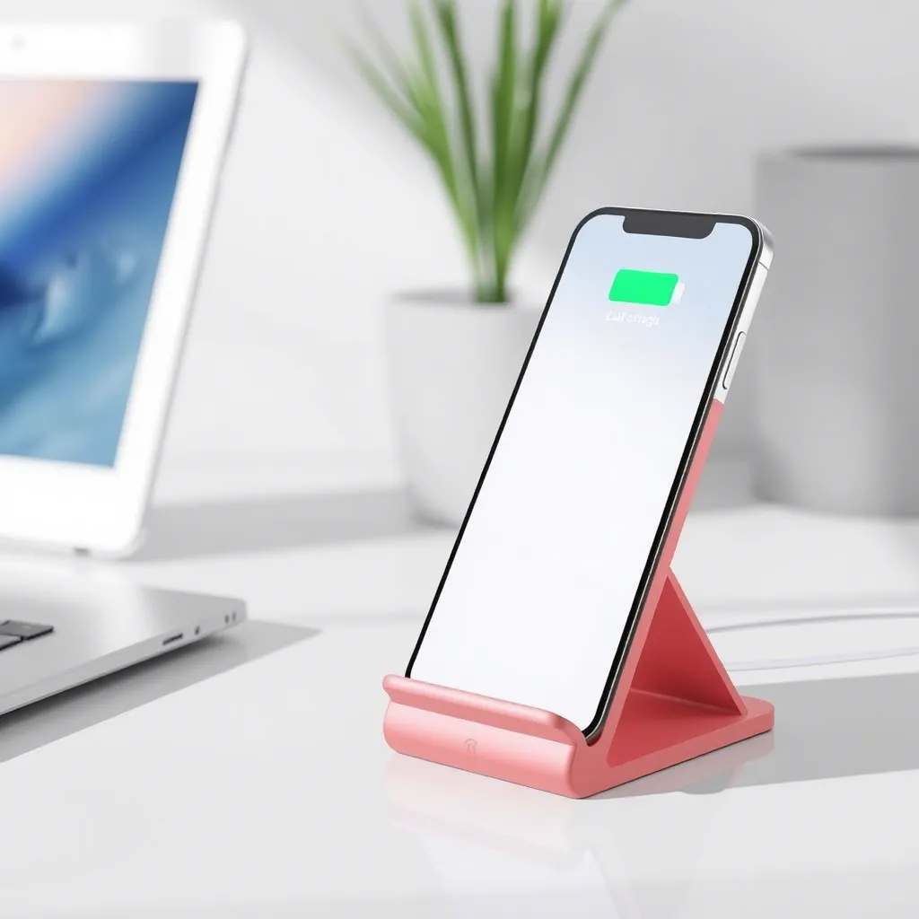 Support pour smartphone rouge