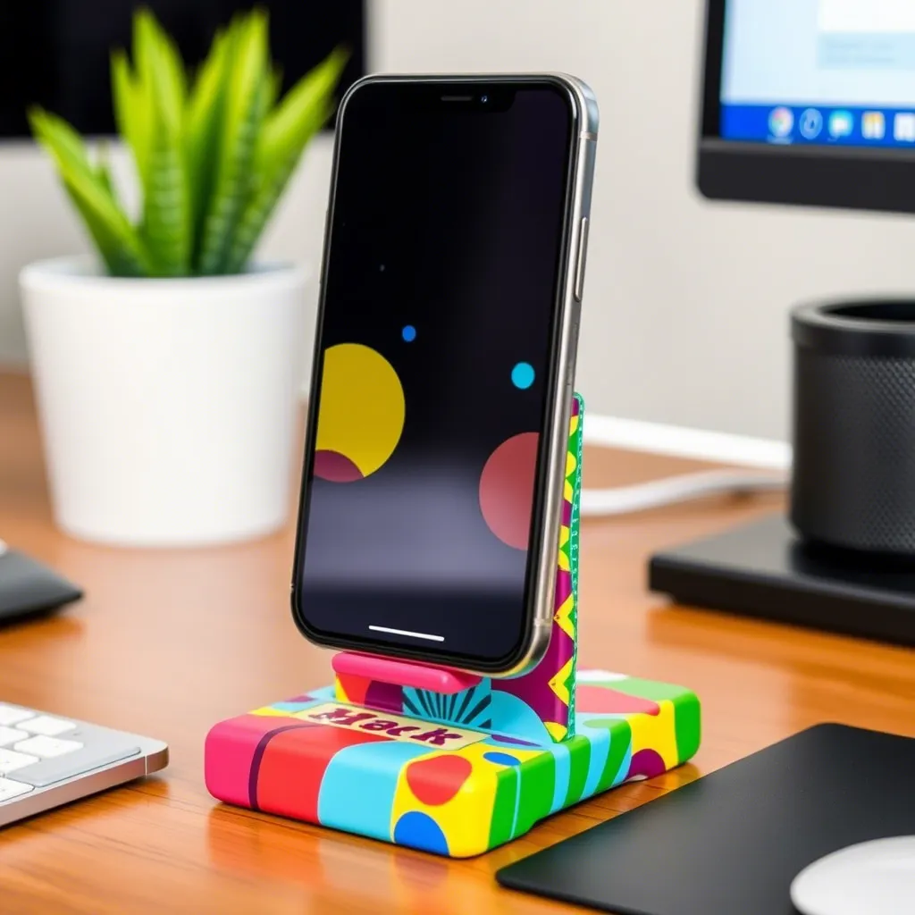 Support pour smartphone coloré