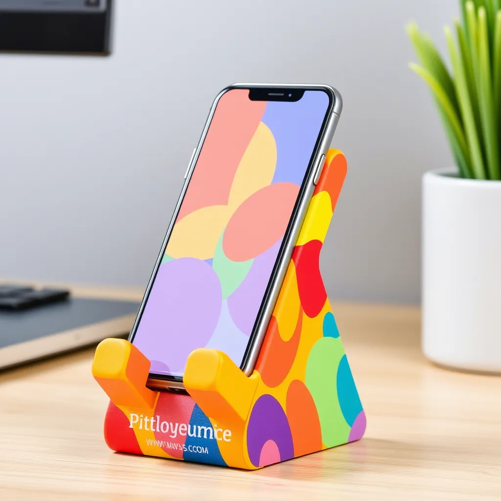 Support pour smartphone multicolore